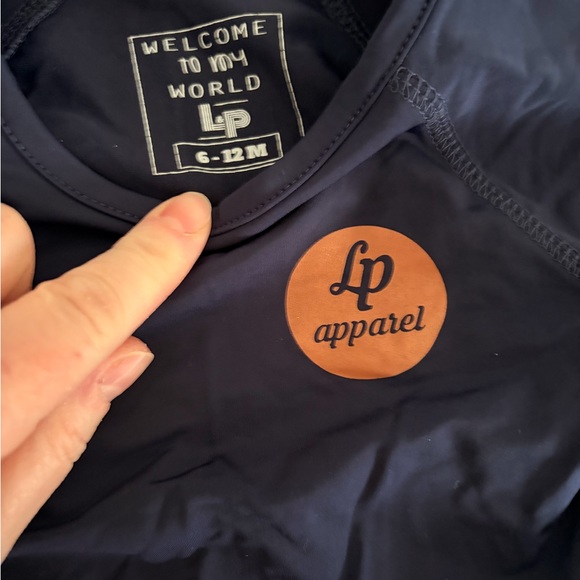 Navy Kids Swim Rashguard - Picture 2 of 2